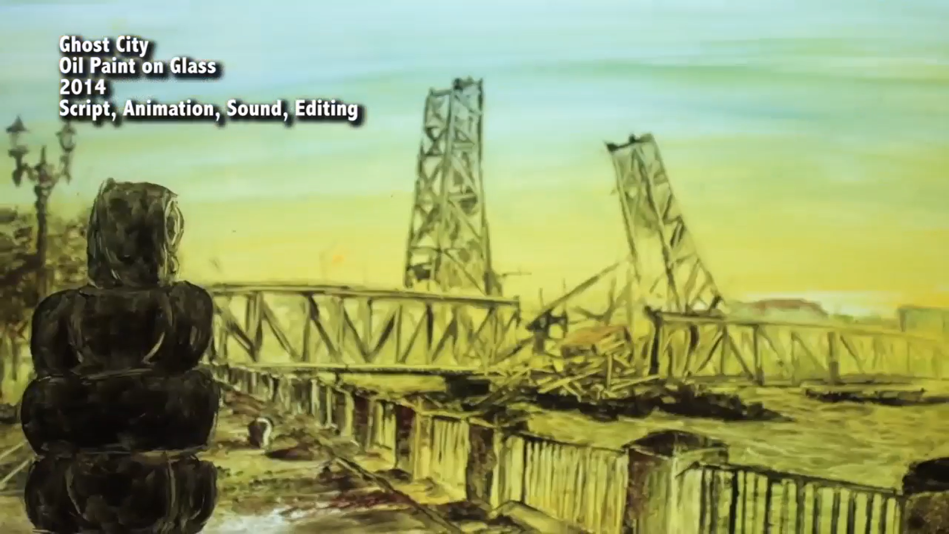 Screenshot of Post Apocalyptic Portland Animation